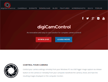 Tablet Screenshot of digicamcontrol.com